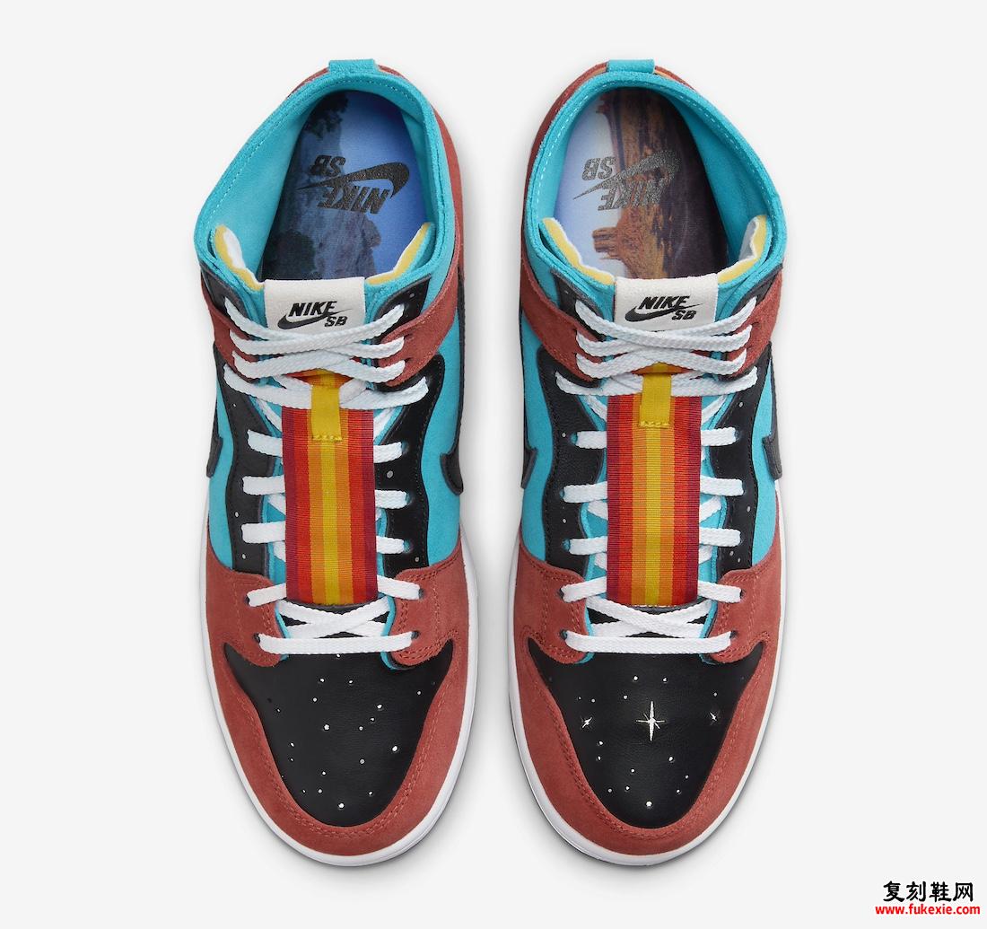 DI'ORR GREENWOOD 联名 NIKE SB DUNK HIGH 2024 年 6 月发售 货号:FQ1775-400