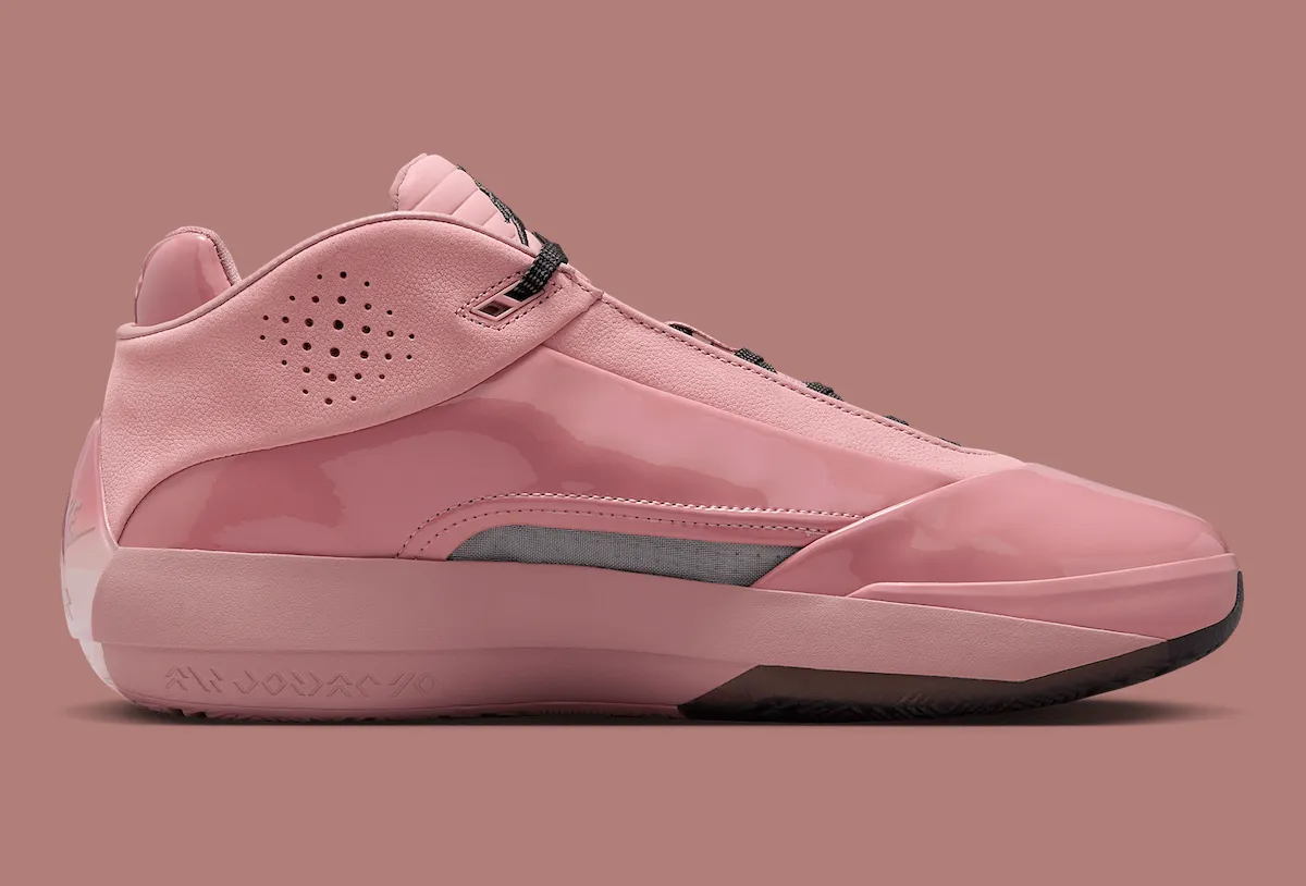Air Jordan 40尘玫瑰HM9931-600发售！双Zoom气垫+光粒皮革重构周年美学