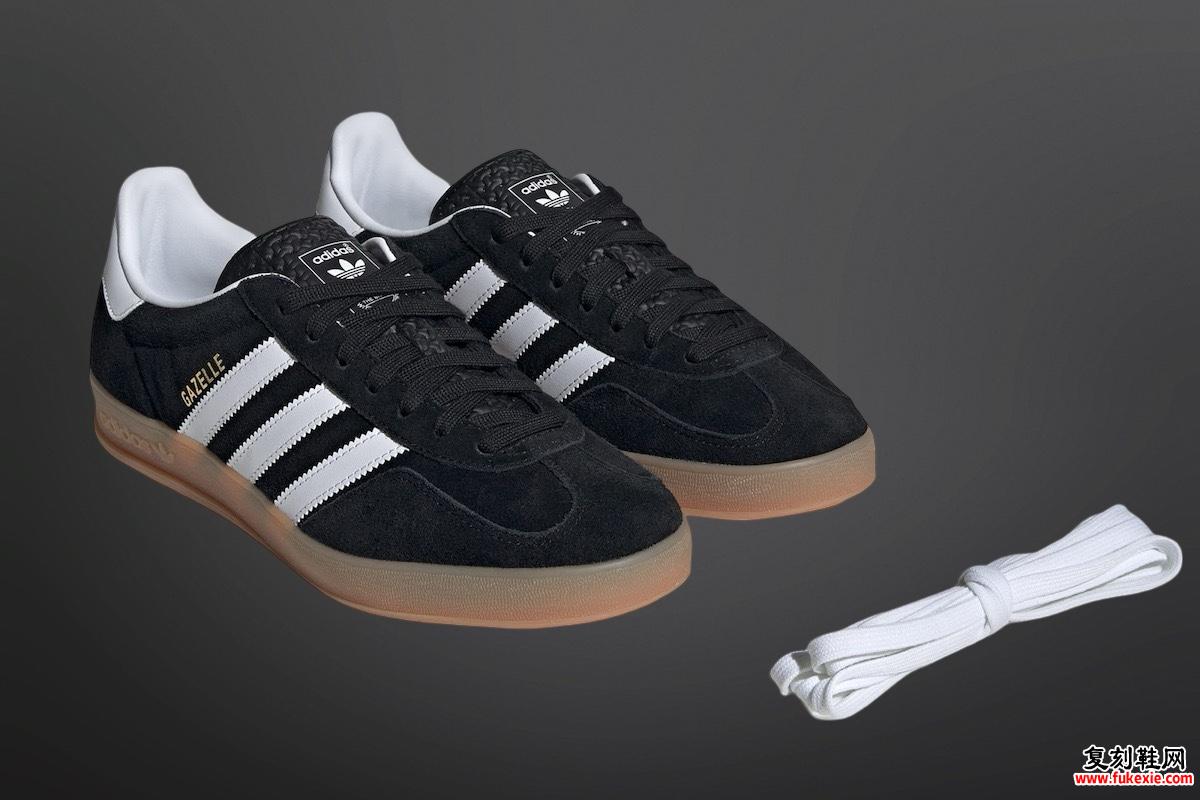 ADIDAS GAZELLE INDOOR“BLACK GUM” 将于 2024 年 6 月发售