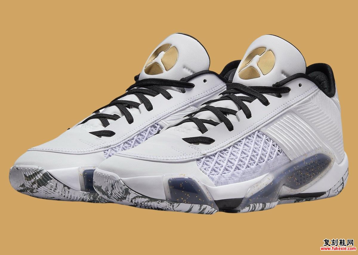 AIR JORDAN 38 LOW “WHITE/METALLIC GOLD” 将于 2024 年 6 月发售 FD2326-107