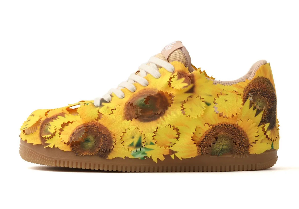 Nike Air Force 1 Low “Sunflower”向日葵配色秋季2026市售可拆卸花盖与卡其帆布双面穿搭生胶外底插图1 Nike Air Force 1 Low “Sunflower”向日葵配色秋季2026市售可拆卸花盖与卡其帆布双面穿搭生胶外底