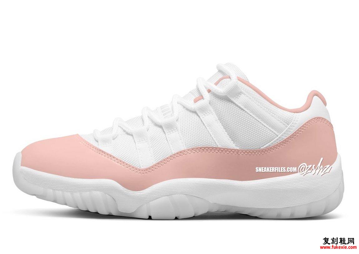 女式 AIR JORDAN 11 LOW “LEGEND PINK” 将于 2024 年夏季发布