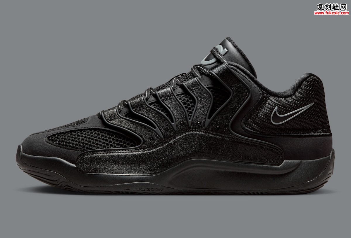 The Nike KD 18 “Triple Black” 耐克KD18“全黑”2025秋季登场 杜兰特签名战靴
