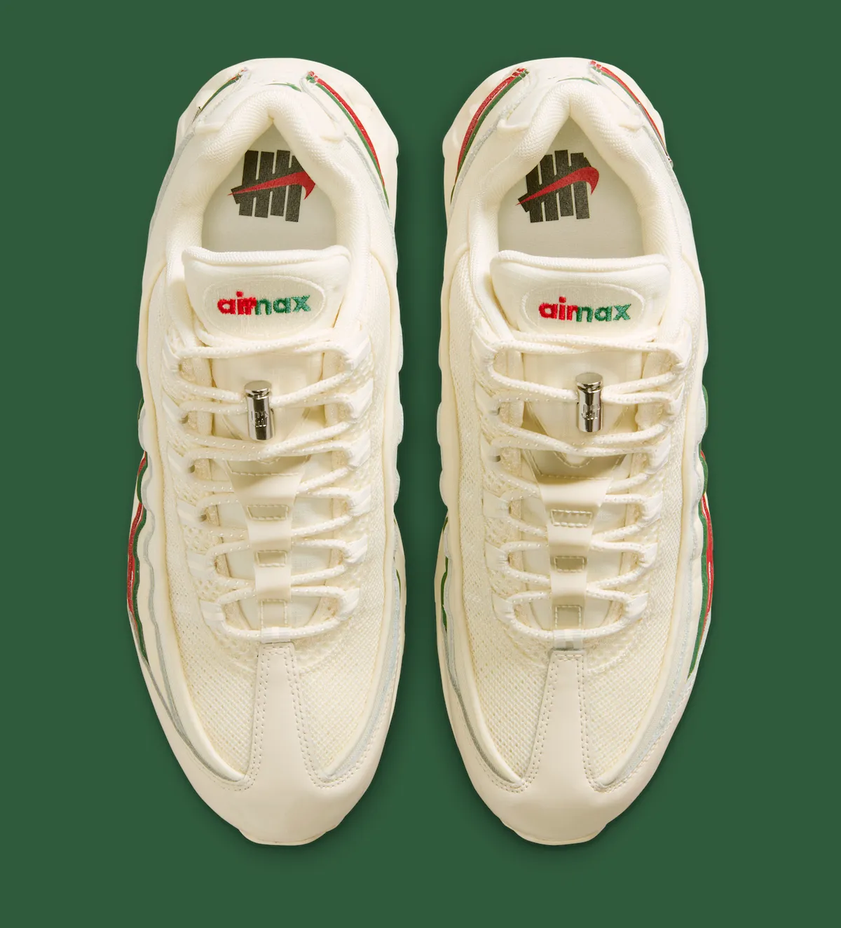 Undefeated联名耐克Air Max 95帆白配色 复古赛车条纹设计致敬经典