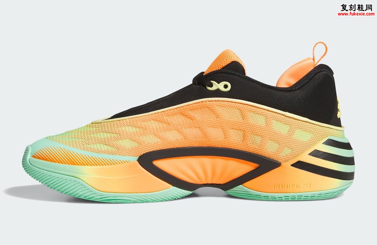 adidas DON Issue 8 “Lucid Tangerine” 活力橙蓝配色2026年8月15日正式发售,网格模压鞋面插图1 adidas DON Issue 8 “Lucid Tangerine” 活力橙蓝配色2026年8月15日正式发售,网格模压鞋面