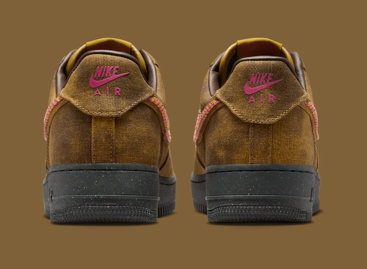 Nike Air Force 1 Low「Boucle」手工质感配色 以做旧帆布与串珠徽标重塑经典