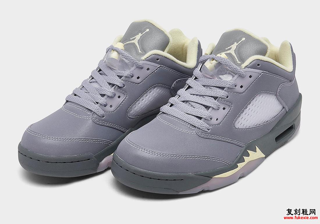 AIR JORDAN 5 LOW “INDIGO HAZE” 6 月 8 日发售 货号：FJ4563-500