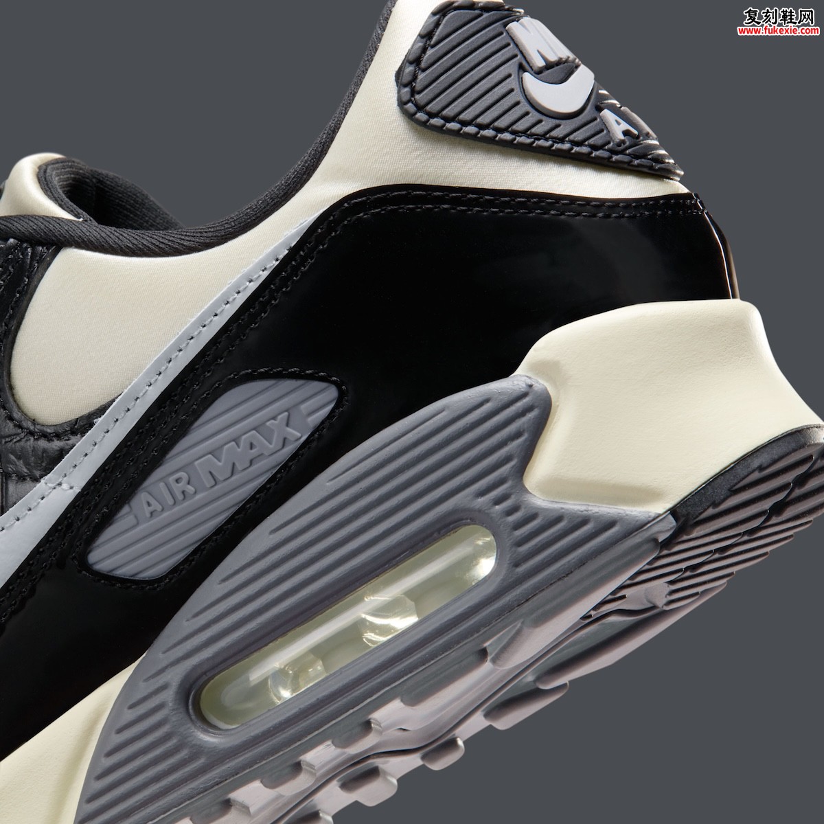 耐克Air Max 90 “Black Croc” 鳄鱼皮纹奢华重塑经典鞋型 将于12月23日发售定价155美元