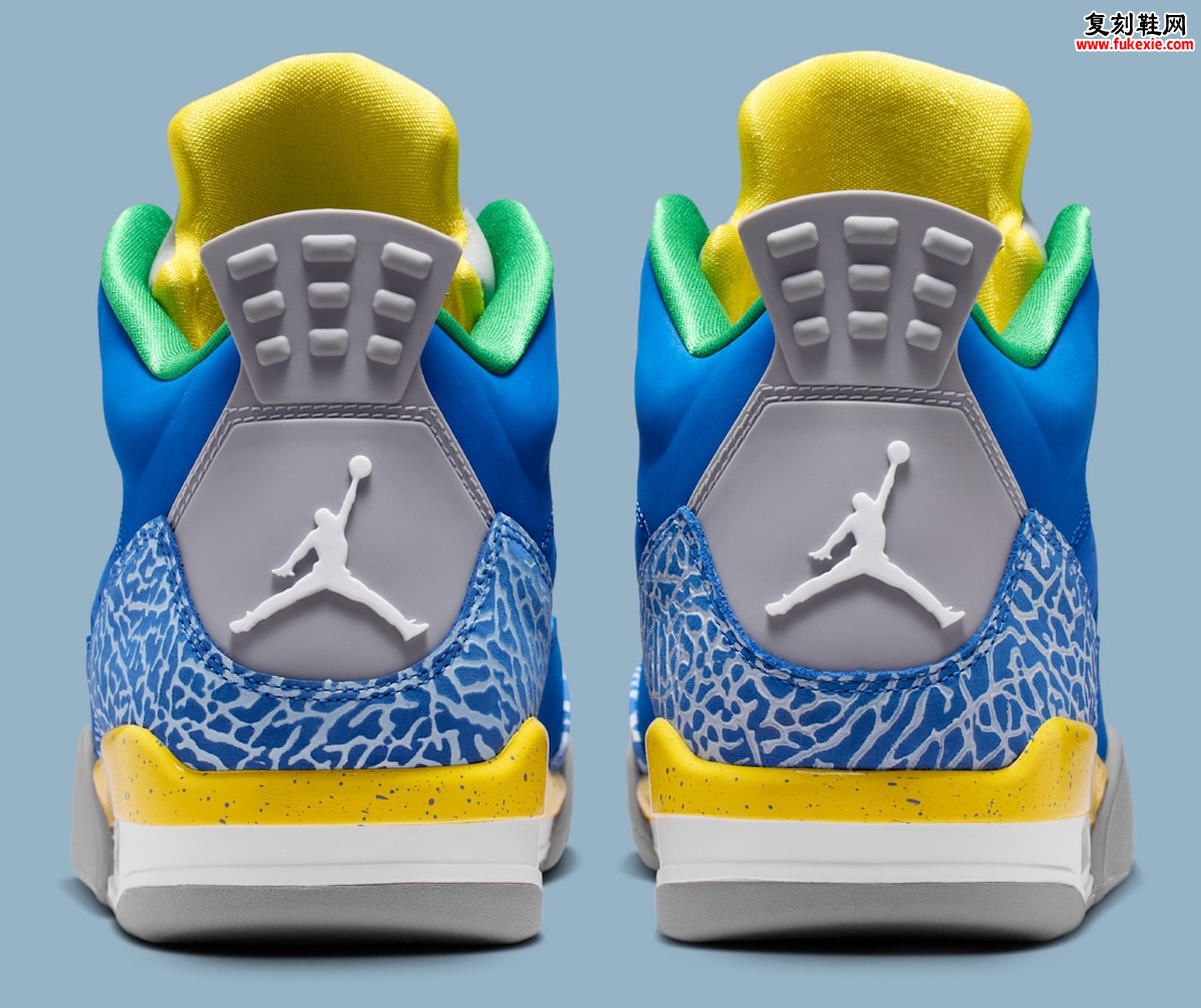 Jordan Son of Mars Low “Do The Right Thing”《为所应为》灵感 Jordan Son of Mars Low DTRT 蓝黄爆裂纹复刻版插图4 Jordan Son of Mars Low “Do The Right Thing”《为所应为》灵感 Jordan Son of Mars Low DTRT 蓝黄爆裂纹复刻版