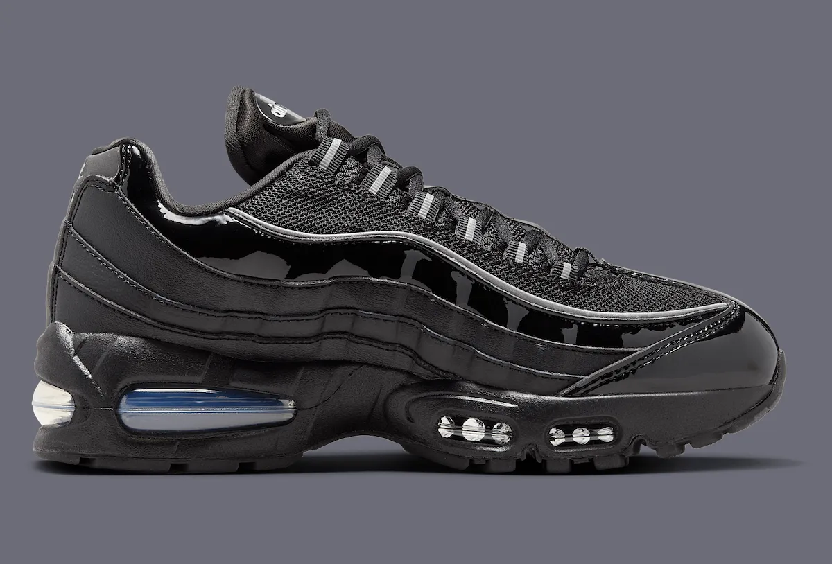 Nike Air Max 95 OG “Black Patent” 耐克Air Max 95大气垫复刻版2025年8月11日官网发售