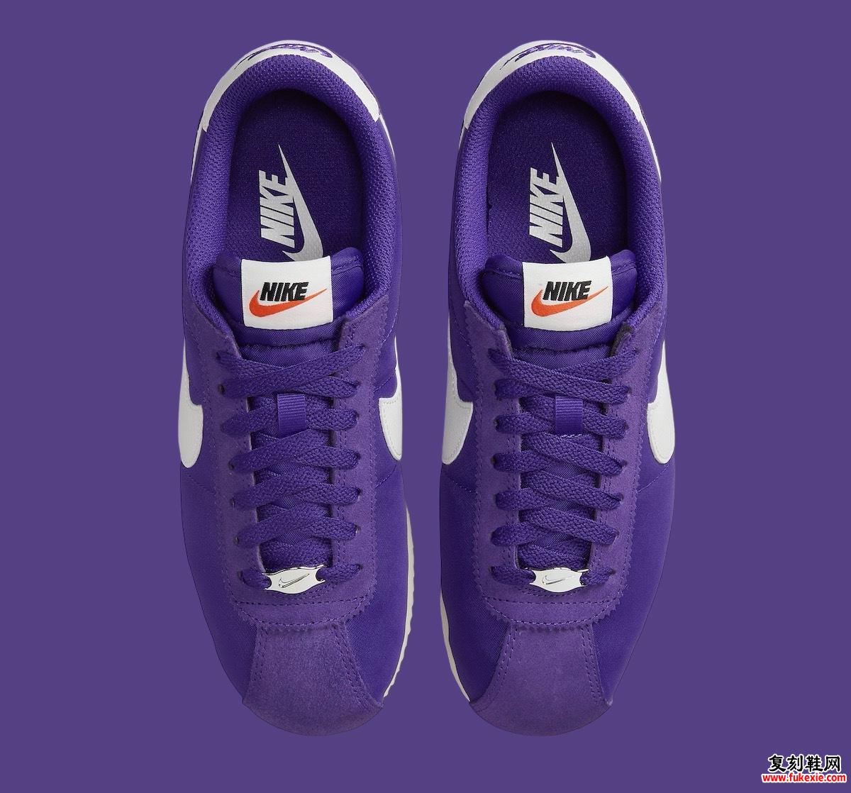 NIKE CORTEZ “COURT PURPLE” 2024 年夏季发布 货号：DZ2795-500