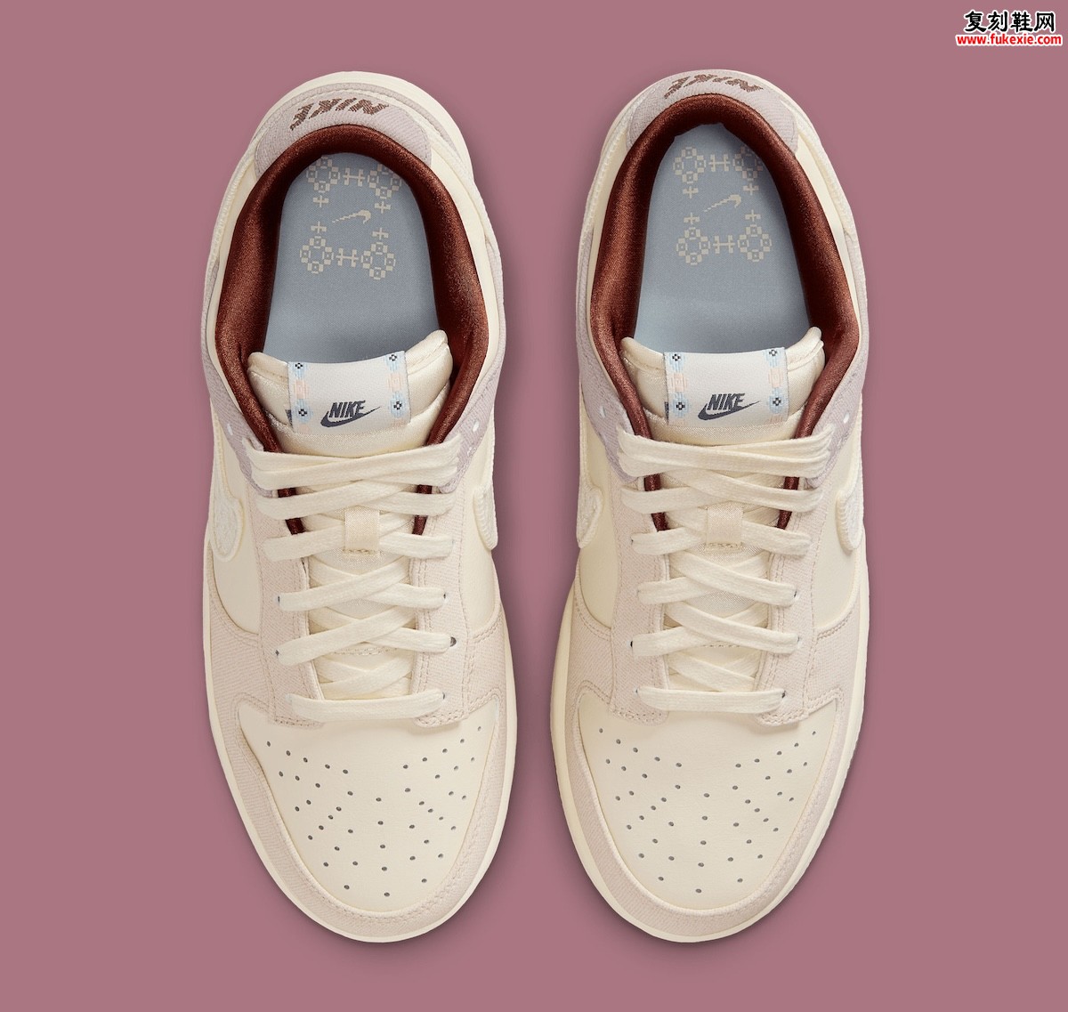 手工美学邂逅运动潮流!Nike Dunk Low “Crochet Swoosh” 2025 盛夏温柔来袭