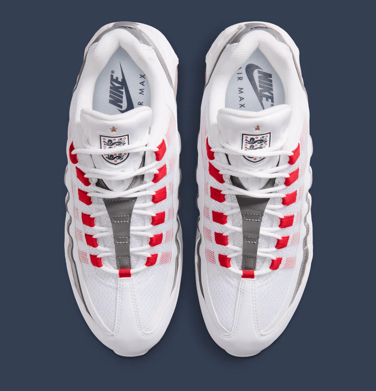 三狮军团专属荣耀：Nike Air Max 95“英格兰”足球文化限定配色2026年3月正式发售