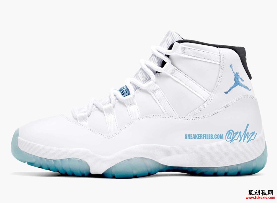 AIR JORDAN 11 “COLUMBIA”（传奇蓝）将于 2024 年假期回归