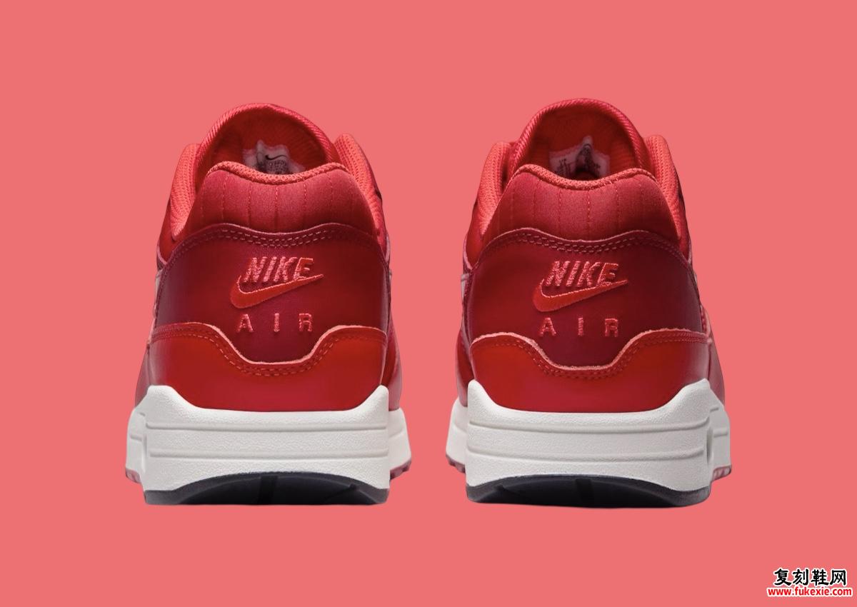Nike Air Max 1 “Gym Red” 大学红 现已上市（2024 年 11 月）货号：HQ3607-687
