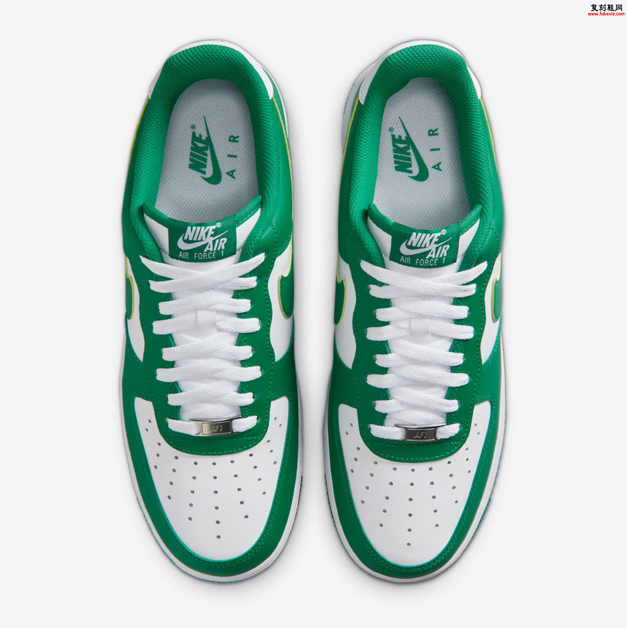 Nike Air Force 1 Low “White/Malachite”白/孔雀石绿”配色上市:经典篮球传承