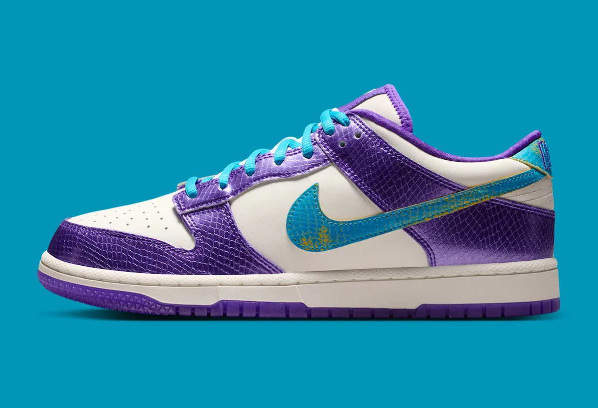 Nike Kobe Dunk Low Protro“Draft Day”2026年6月26日发售:可磨损Swoosh青绿褪金讲述夏洛特到洛杉矶传奇交易插图1 Nike Kobe Dunk Low Protro“Draft Day”2026年6月26日发售:可磨损Swoosh青绿褪金讲述夏洛特到洛杉矶传奇交易