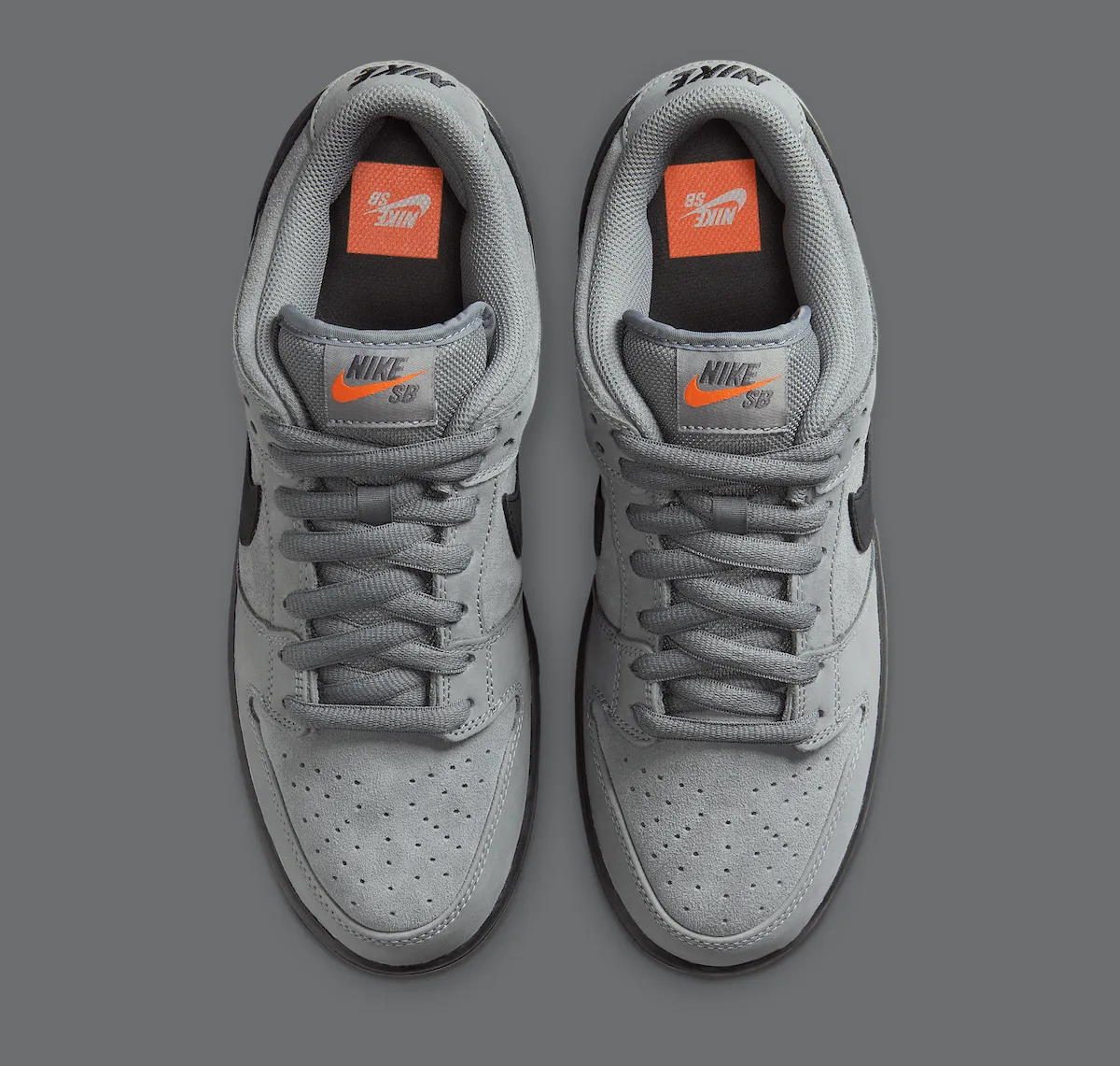 灰调革命！Nike SB橙标 Dunk Low 冷灰生胶底2025秋限店发售