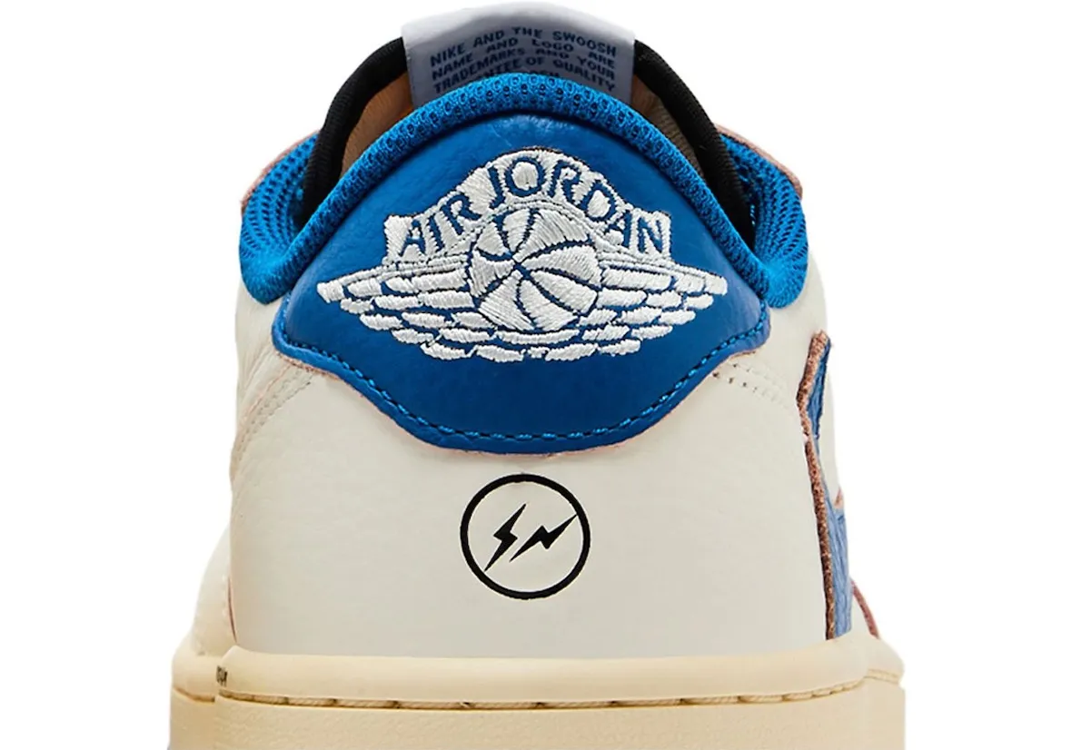 Travis Scott x Fragment x Air Jordan 1 Low OG  军事蓝联名鞋9月20日发售