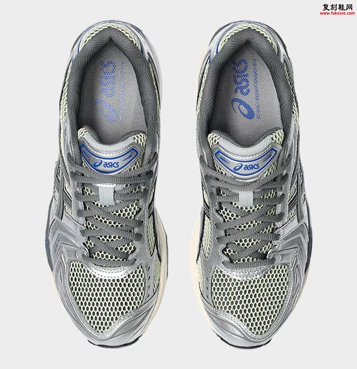亚瑟士GEL-Kayano 14软黄银蓝2025秋季上市 千禧未来感跑鞋$150