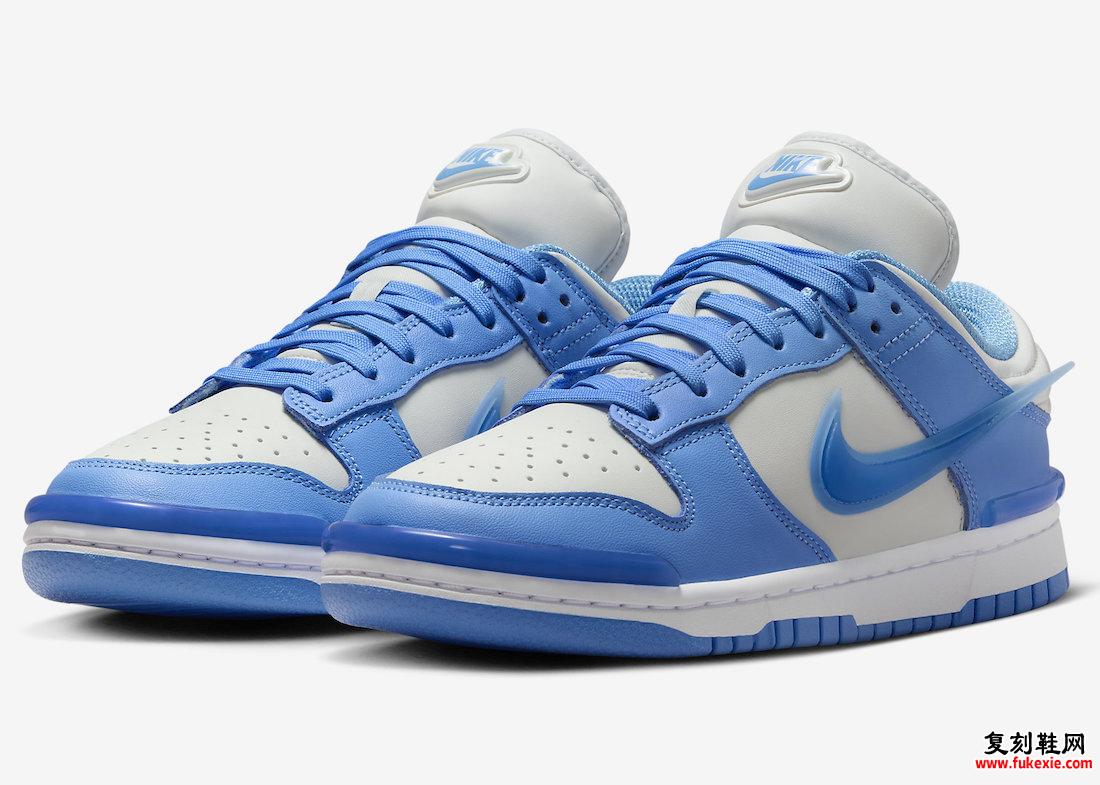 NIKE DUNK LOW TWIST “UNIVERSITY BLUE”“大学蓝”发布2024年春季