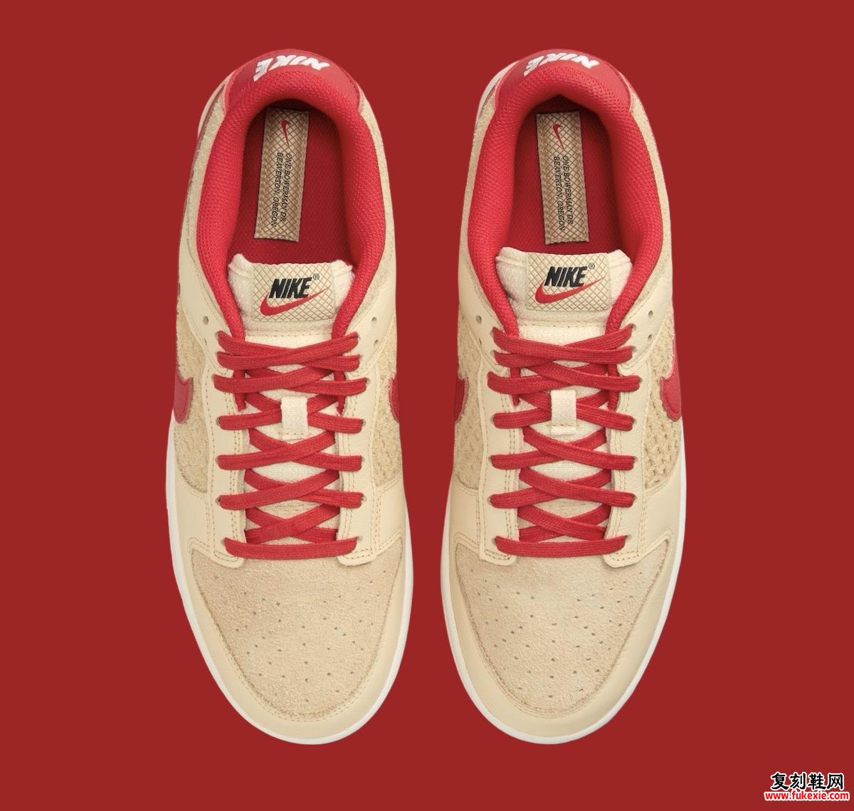 NIKE DUNK LOW “STRAWBERRY WAFFLE” 将于 2024 年 8 月发售 货号：HJ9100-294
