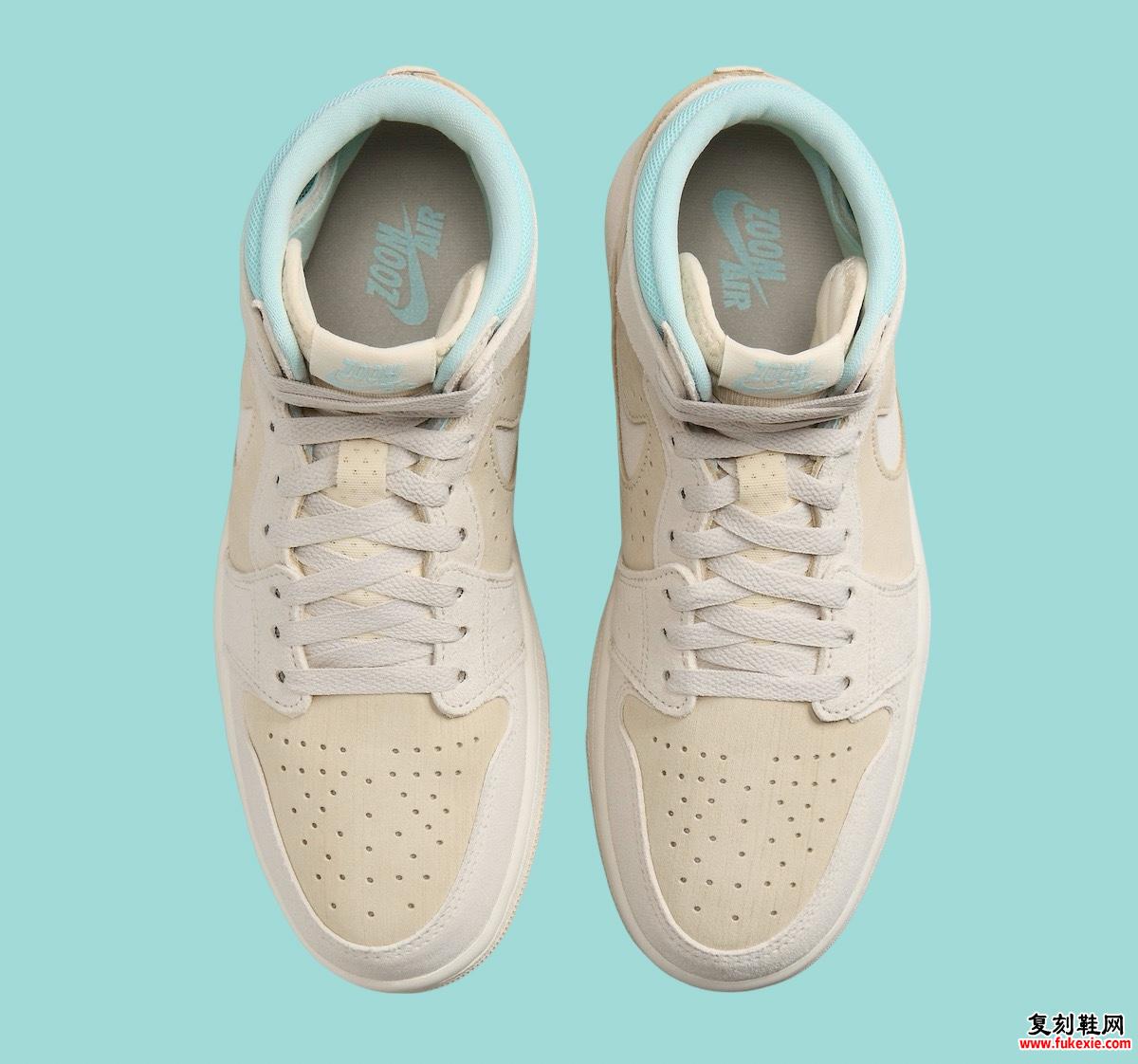 AIR JORDAN 1 ZOOM CMFT 2 “COCONUT MILK/LIGHT DEW” 将于 2024 年夏季发售