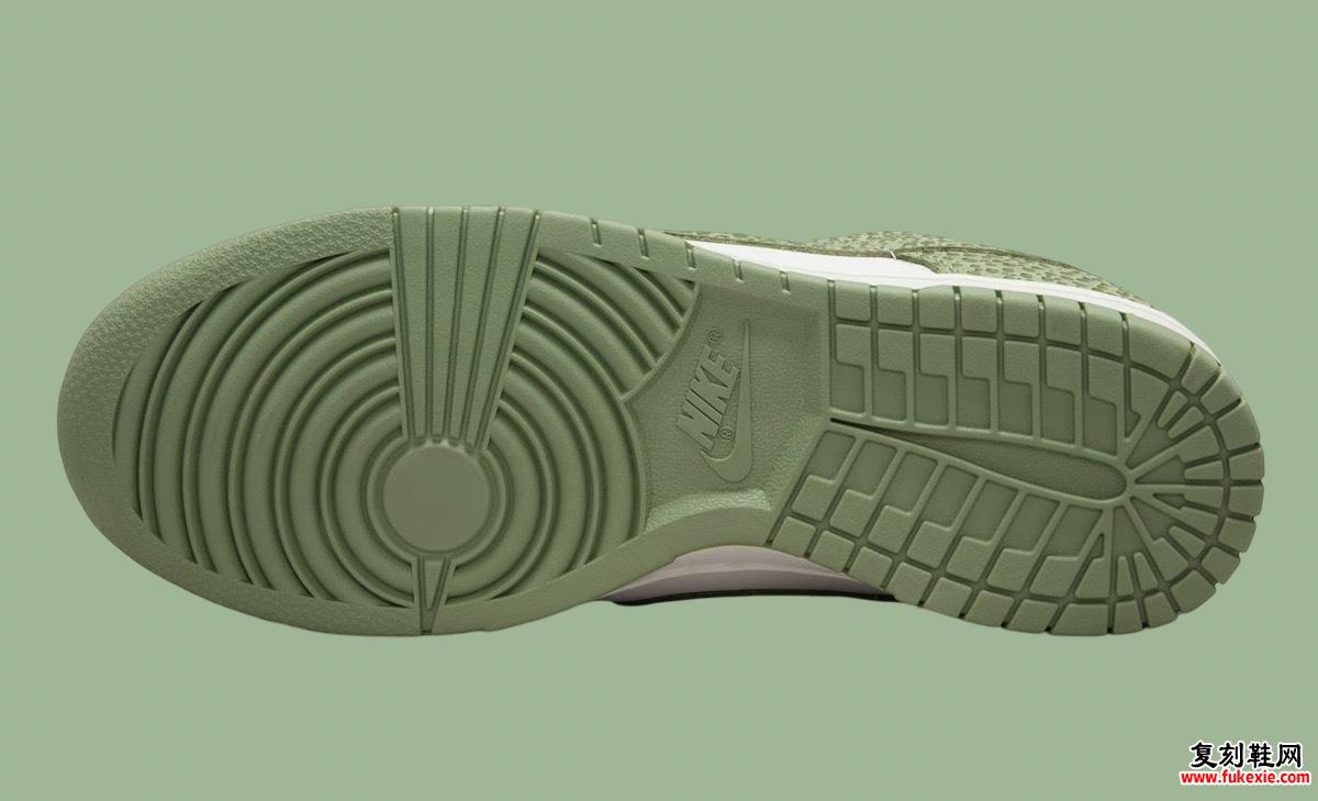NIKE DUNK LOW SAFARI “OIL GREEN” 将于 2024 年秋季发售 货号：FV6516-300
