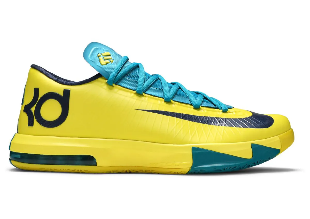 Nike KD 6 “Seat Pleasant” 声波黄配色预计2027春季复刻,首发元年经典回归