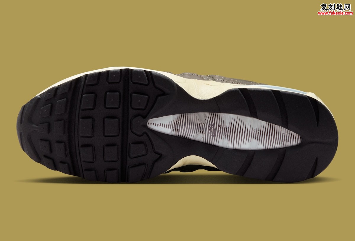 军事机能拉链设计Nike Air Max 95 “Medium Olive” 橄榄绿配色2026夏季发售复古跑鞋焕新升级