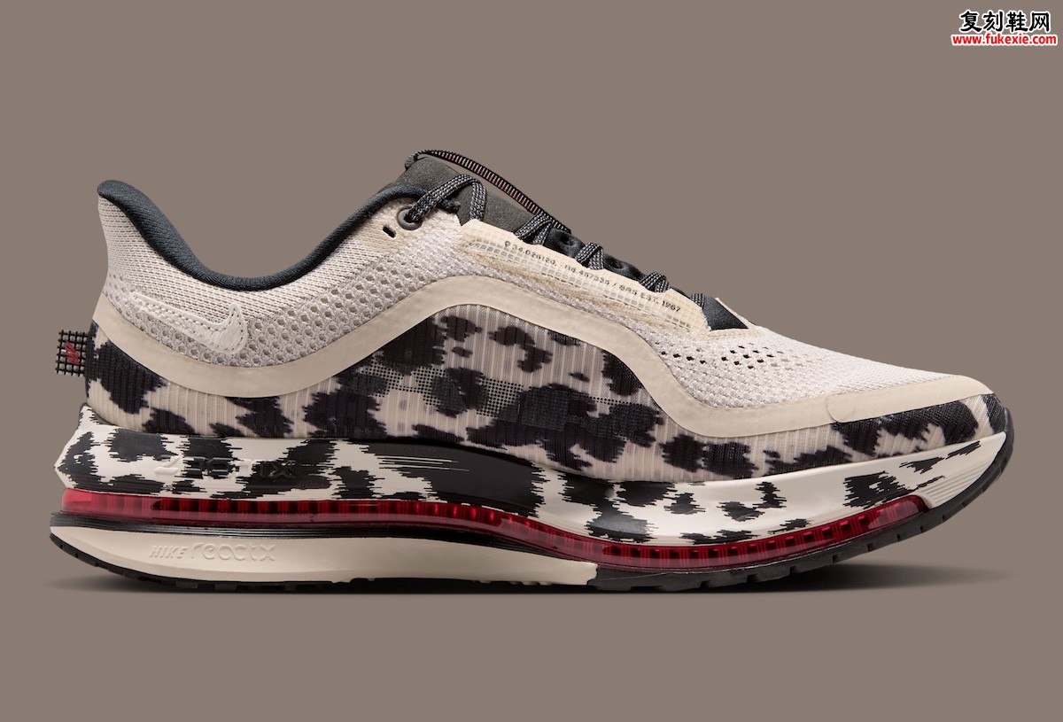 Nike Pegasus Premium “Cow Print” 奶牛纹配色2026秋季发售：全掌可视Air Zoom + ZoomX三重缓震