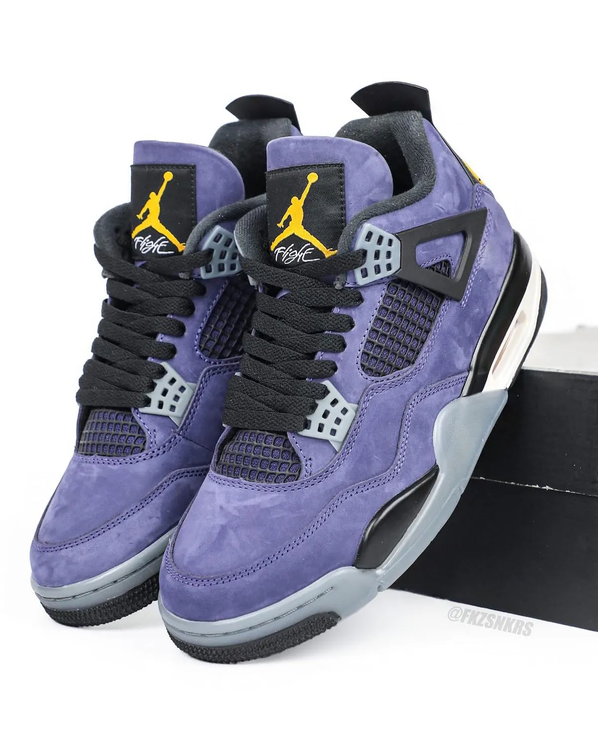 紫金荣耀的跨界致敬：Air Jordan 4 ‘Lakeshow’ 配色2026年登场，书写洛杉矶全明星传奇篇章