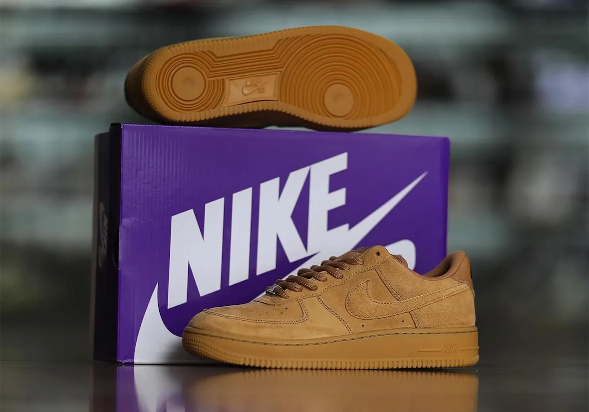 Nike SB Air Force 1 Low Wheat 2026夏季小麦色麂皮生胶外底工装风格滑板鞋