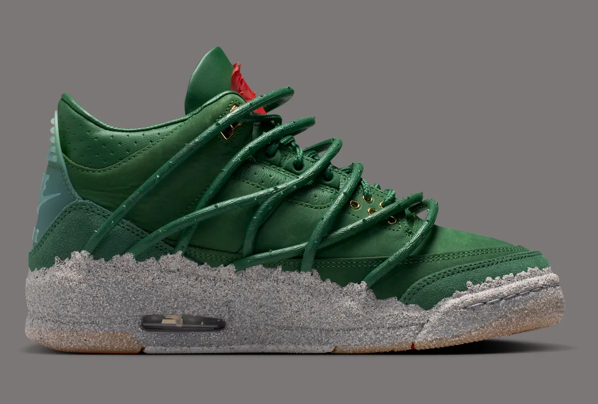 Teyana Taylor x Air Jordan 3 ‘Concrete Rose’ 以可拆卸藤蔓与水泥质感中底书写坚韧女性诗篇