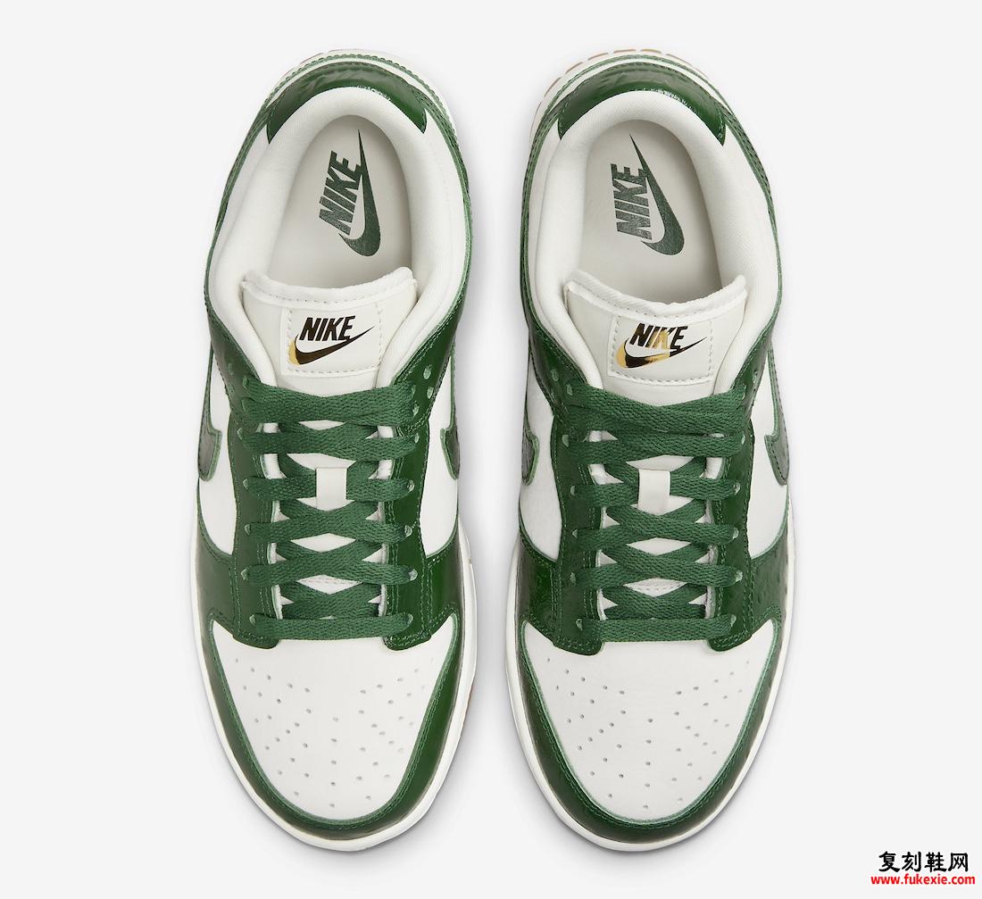 NIKE DUNK LOW“GREEN OSTRICH”现已上市（2024 年 2 月）货号：FJ2260-002