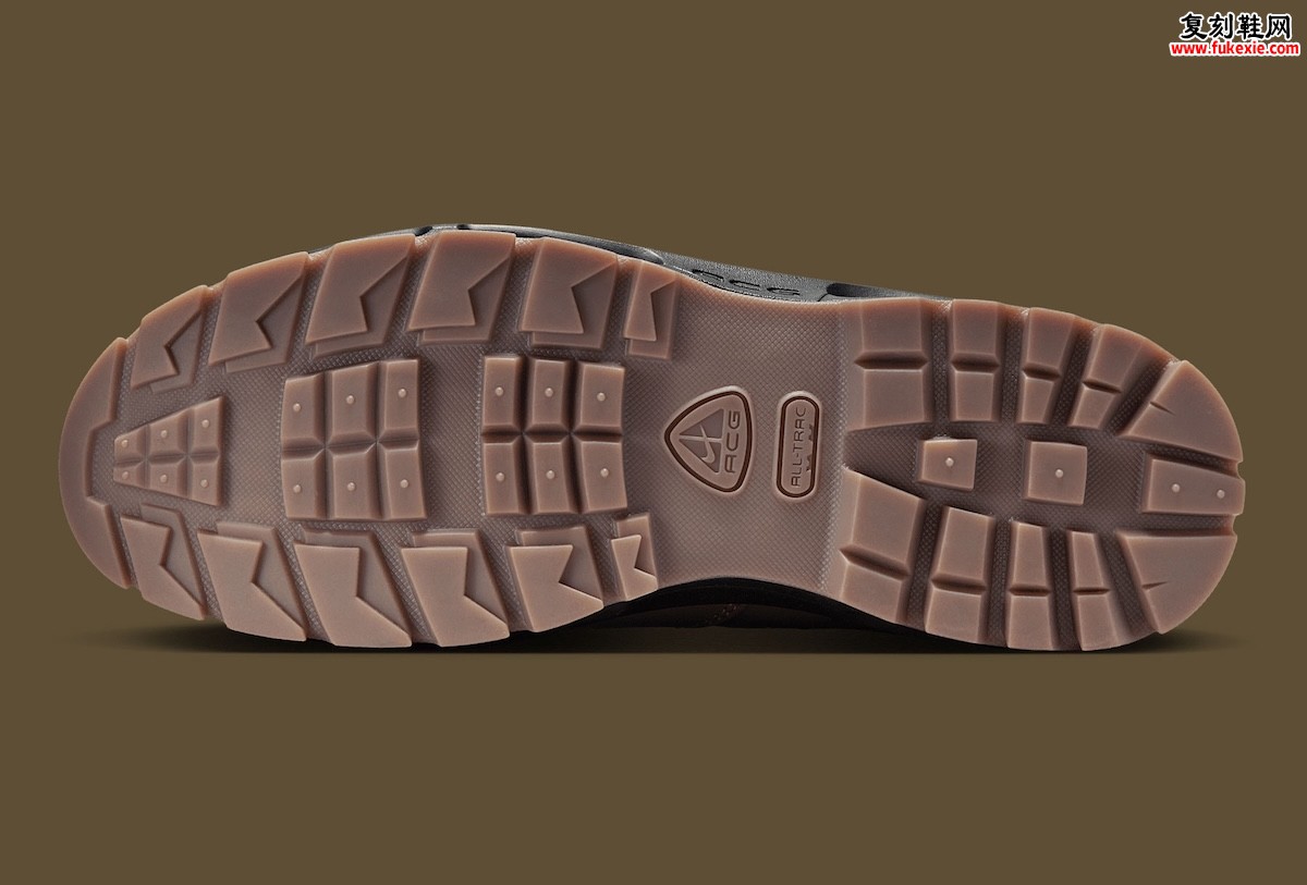 耐克Air Max Goadome黑芝麻配色回归:全掌气垫重塑全地形机能战靴