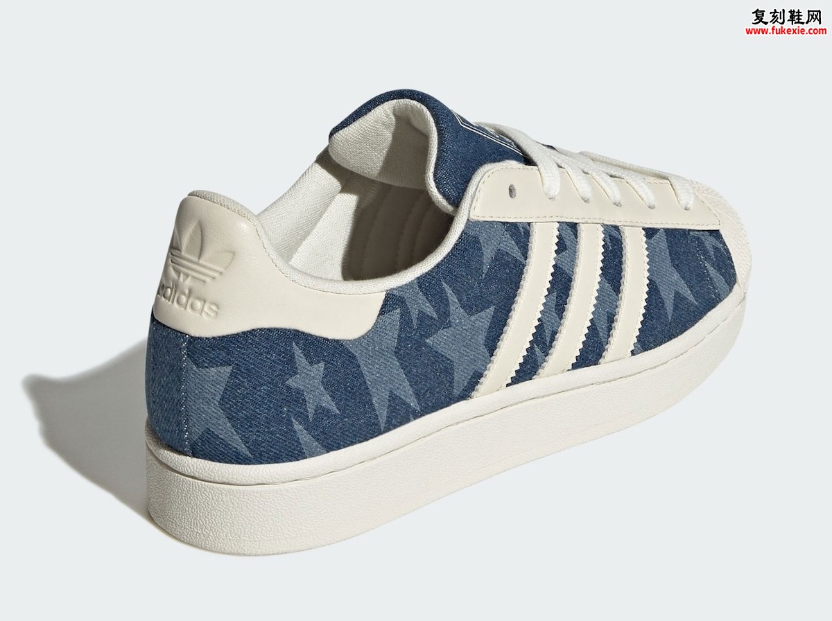 adidas Superstar“Denim Stars”2025年秋登场，牛仔星纹设计致敬经典街头基因