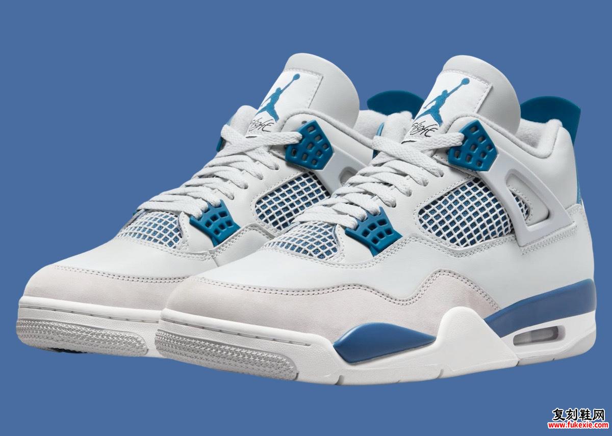 AIR JORDAN 4 “MILITARY BLUE” 将于 2024 年 5 月回归 货号：FV5029-141