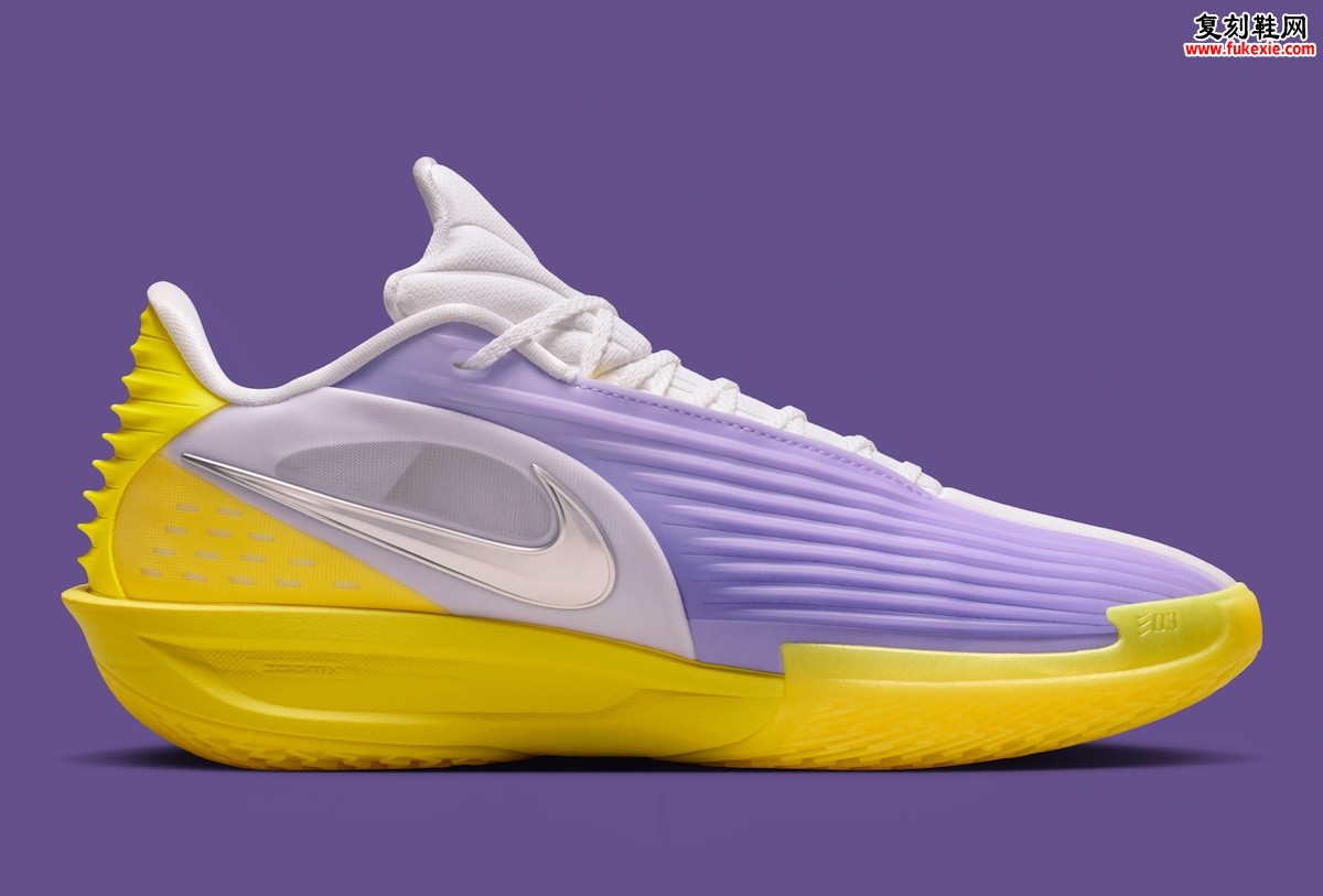Nike GT Cut 3 Turbo “Los Angeles Lakers”2025年秋重磅来袭!“洛杉矶湖人”配色曝光