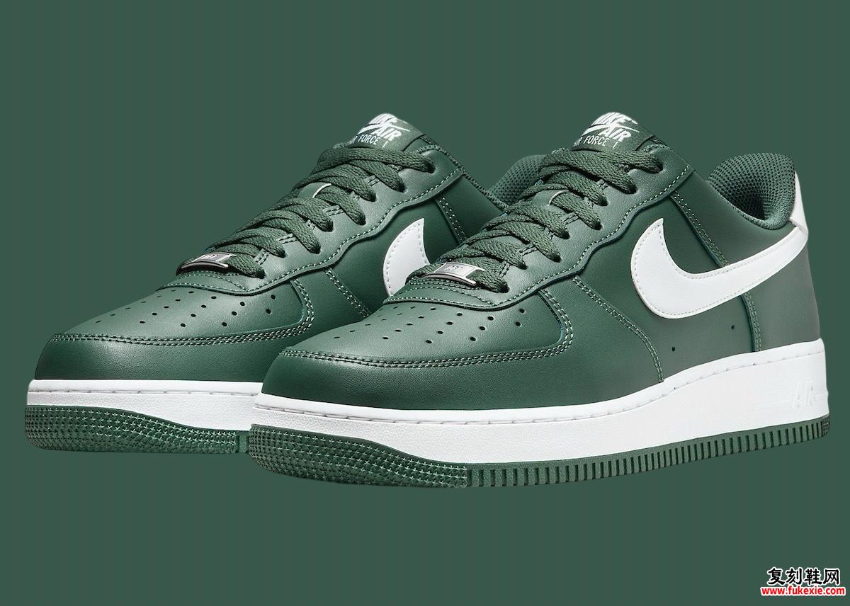 NIKE AIR FORCE 1 LOW “GORGE GREEN” 将于 2024 年夏季发布 货号：FJ4146-300