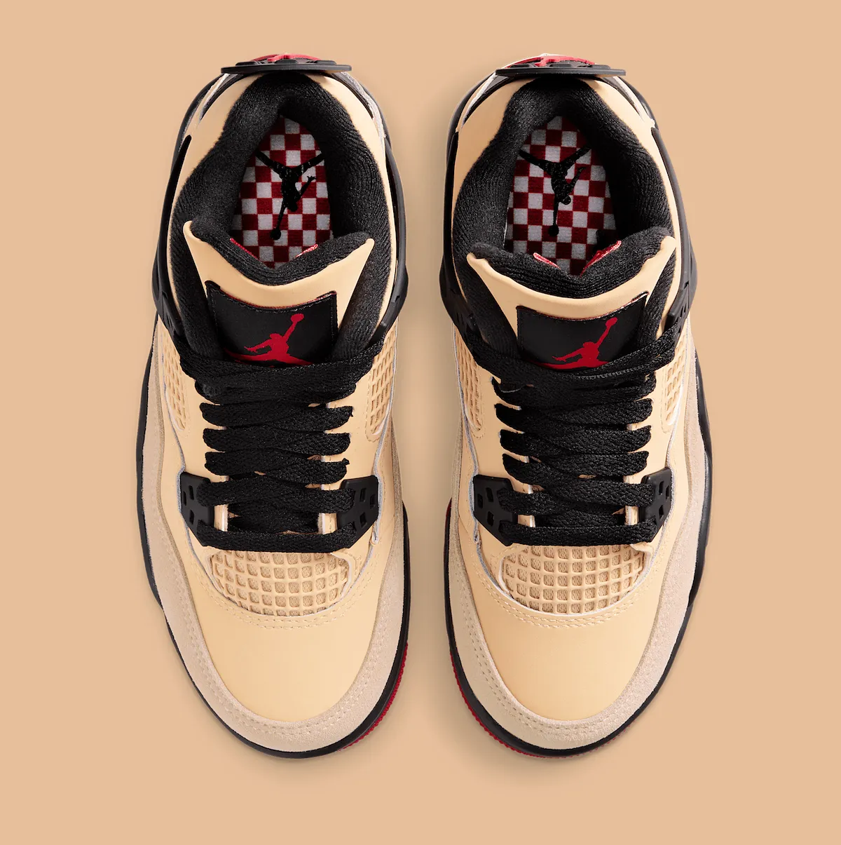 披萨香气入魂！AIR JORDAN 4“PIZZA”大童款「红白桌布」8月1日火热出炉