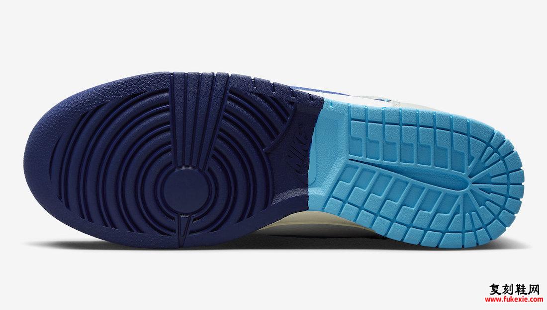 NIKE DUNK HIGH SPLIT “BALTIC BLUE” 波罗的海蓝 货号:DZ2535-100