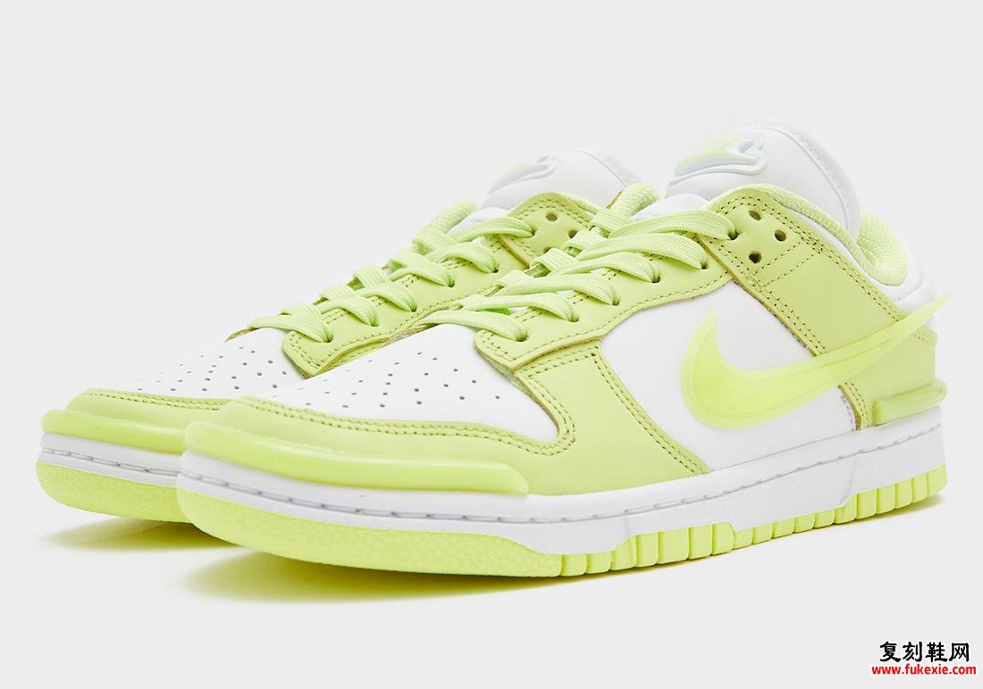 抢先欣赏：NIKE DUNK LOW TWIST“LEMON TWIST” 货号：DZ2794-100