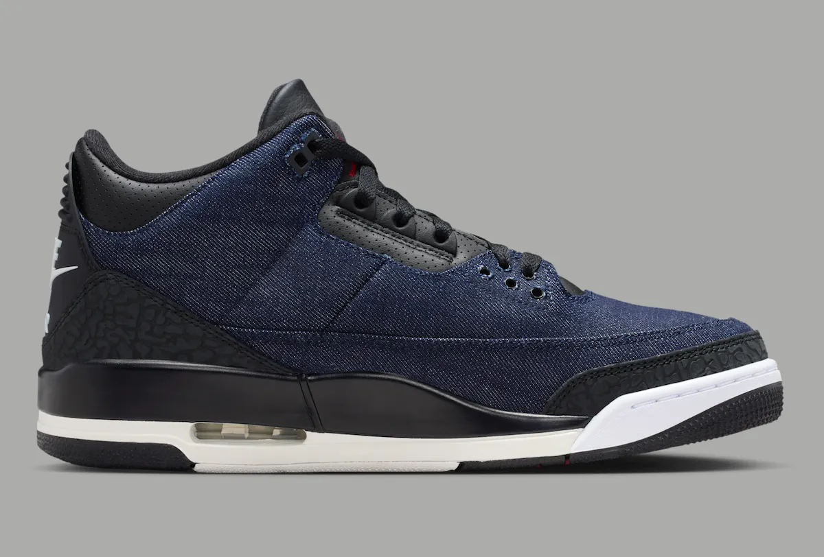 丹宁本色的叙事：Levi‘s 联名 Air Jordan 3 ‘Rigid’ 以原始靛蓝诠释工装与篮球的文化共融