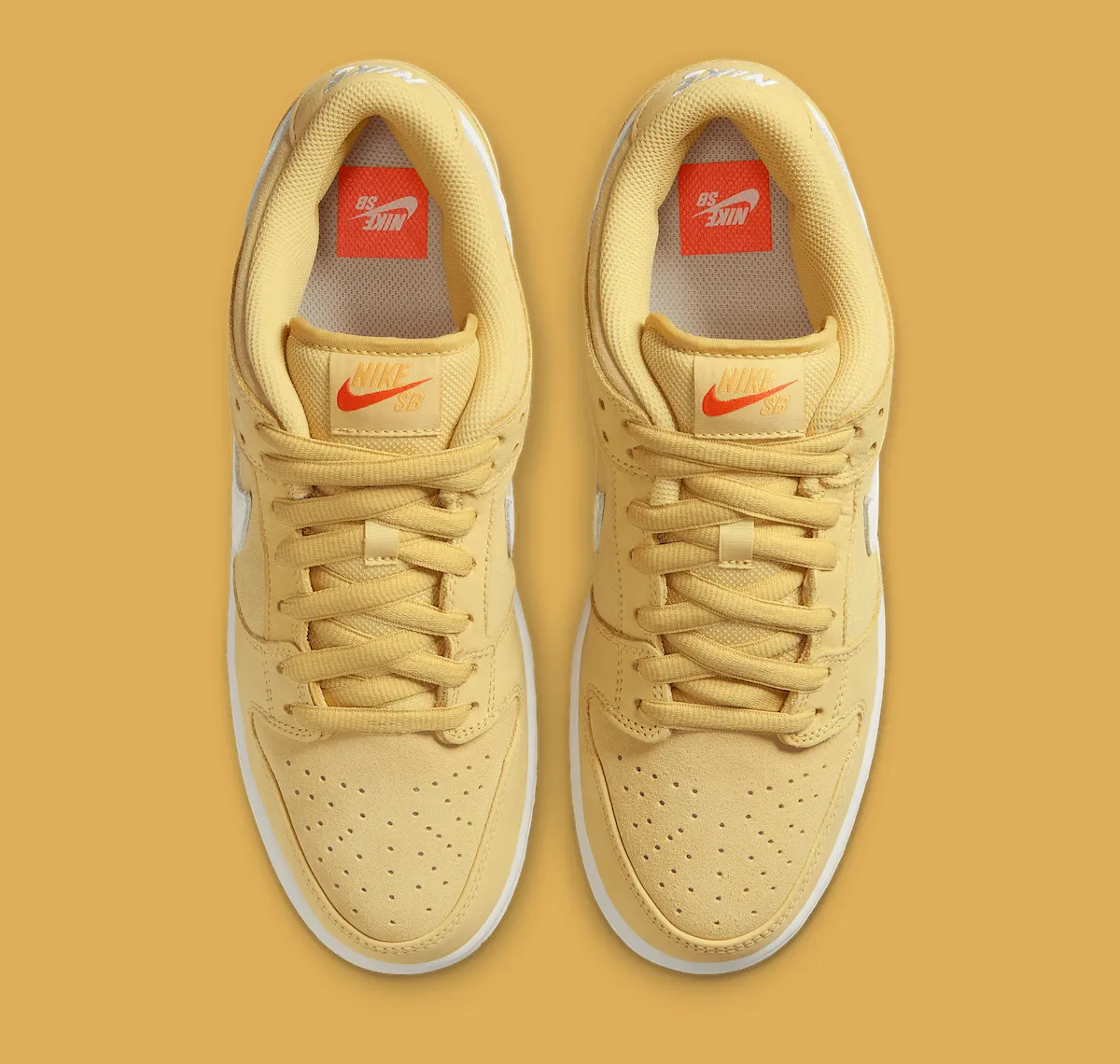 2025夏季Nike SB Dunk Low“土星金”深度解析：Orange Label系列滑板鞋新作登场