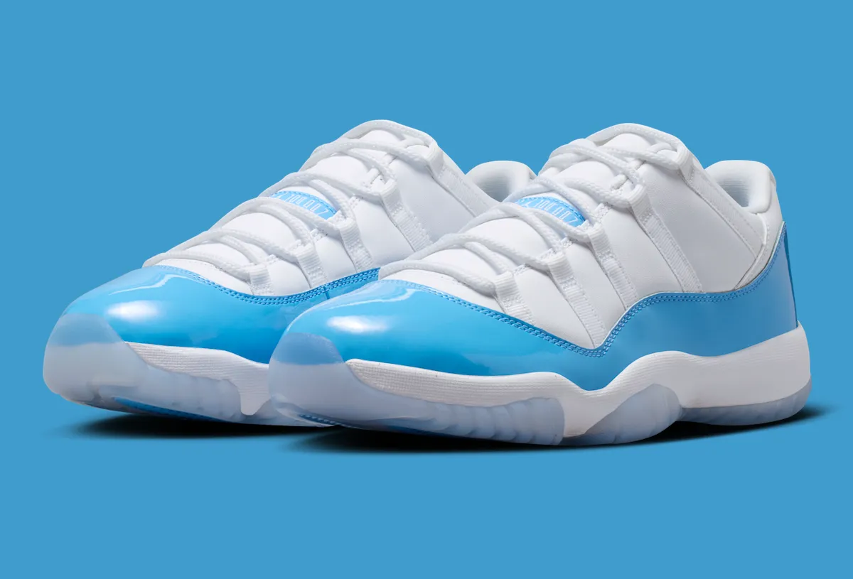 Air Jordan 11 Low “University Blue” 时隔九年AJ11 Low北卡蓝复刻重磅回归 2026夏日致敬北卡