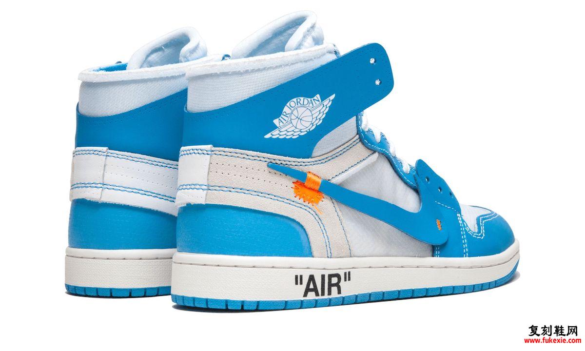 OFF-WHITE X AIR JORDAN 1 HIGH OG “UNC” 欣赏 货号：AQ0818-148