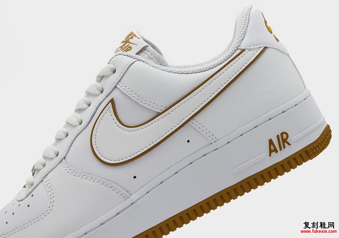 白色和古铜色 NIKE AIR FORCE 1 LOW SURFACES 货号：DV0788-104