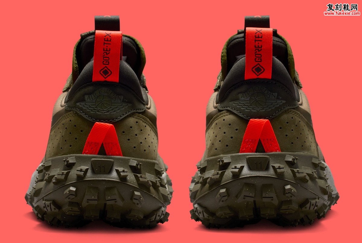 Air Jordan 1 Low Element Gore-Tex “Medium Olive”“中橄榄”配色发售在即 复刻鞋网深度解析户外机能新作