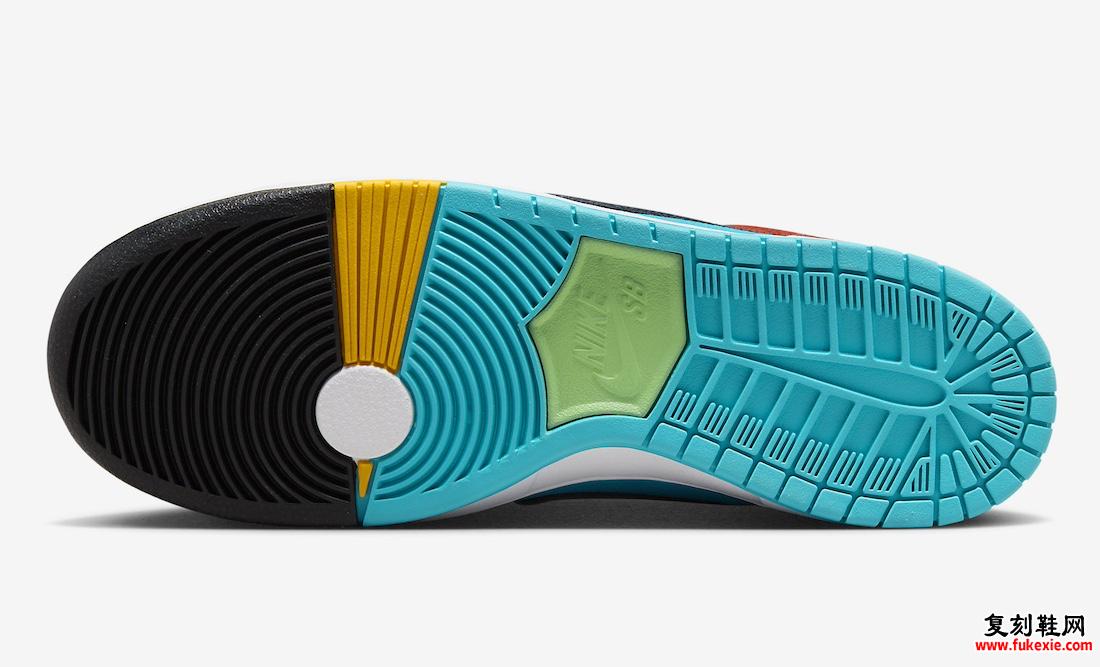DI'ORR GREENWOOD 联名 NIKE SB DUNK HIGH 2024 年 6 月发售 货号:FQ1775-400